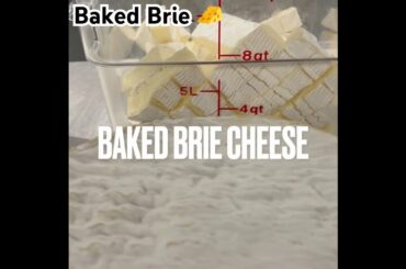 Delicious baked Brie with  French Loaf Bread  #food #yum #cheese