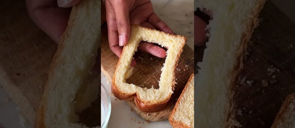 *EGGLESS & CRISPIEST* CREME BRULEE FRENCH TOAST RECIPE AT HOME #shorts *EGGLESS & CRISPIEST* CREME BRULEE FRENCH TOAST RECIPE AT HOME #shorts