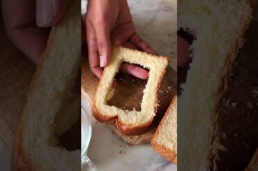 *EGGLESS & CRISPIEST* CREME BRULEE FRENCH TOAST RECIPE AT HOME #shorts