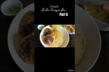 Part 6 of making French chicken Fricassee recipe #chickenrecipe #chickenfry #chickenfryrecipe
