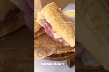 Jambon Beurre Sandwich #food #sandwich #french #recipes #JambonBeurre