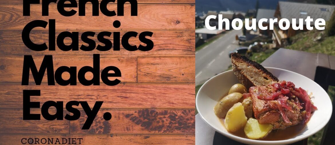 Our Choucroute Recipe, An Easy French Classic.  Slow cook perfection!