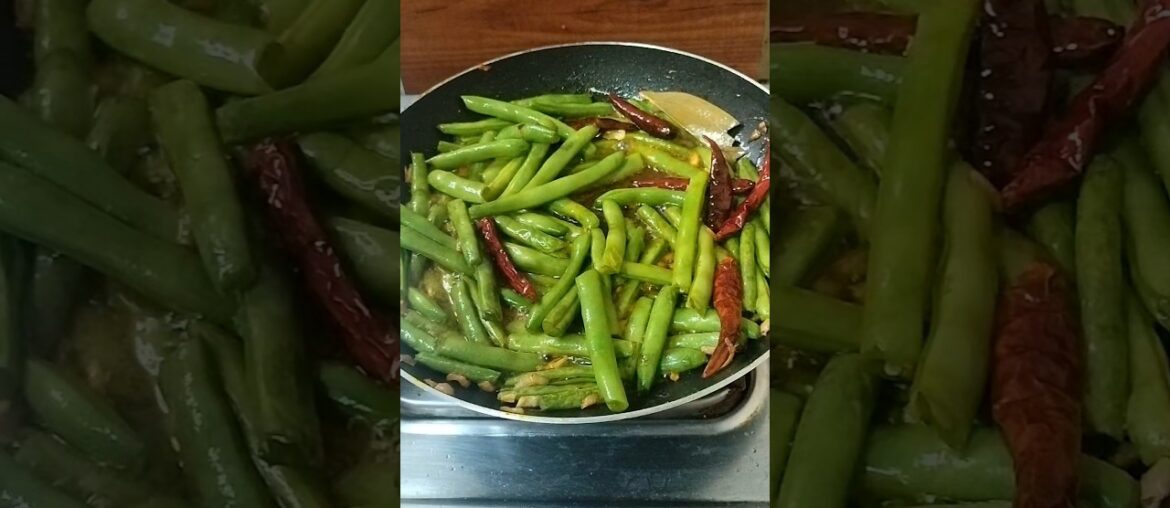 French Beans Stir Fry | French Beans Recipe | French Beans Bhaji #shorts #ytshorts  #shortvideo