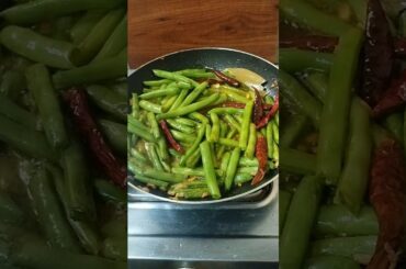 French Beans Stir Fry | French Beans Recipe | French Beans Bhaji #shorts #ytshorts  #shortvideo