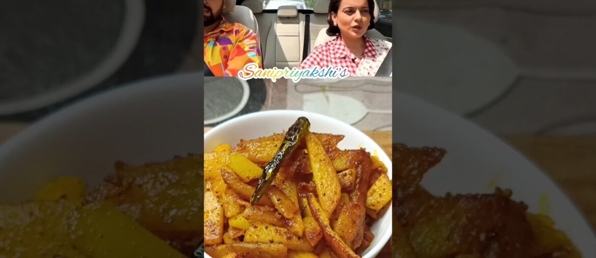 Kangna Ranaut Favourite French fry #foodclips #recipe #aloorecipe #kanganaranaut #shorts