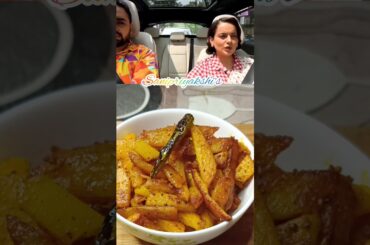 Kangna Ranaut Favourite French fry #foodclips #recipe #aloorecipe #kanganaranaut #shorts