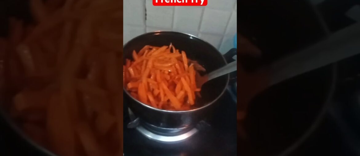 French fry crispy!!#cooking#video
