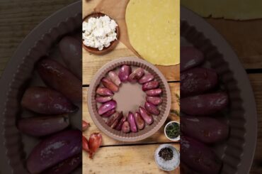 Back to school french recipe - Shallot Tart Tatin