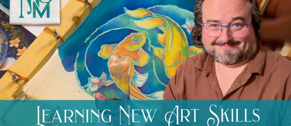 Discovering Hidden Talents at a Gourmet Silk Painting Retreat | Manor & Maker