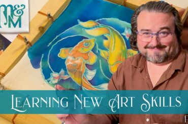 Discovering Hidden Talents at a Gourmet Silk Painting Retreat | Manor & Maker