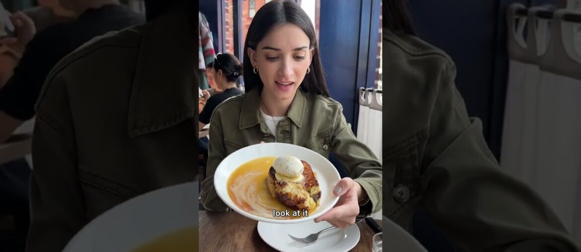 Love Bread Pudding? You NEED this French Toast. #nyc #brooklyn #food #brunch #frenchtoast #burger