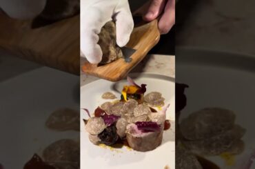 Michelin Star Pork & Alba White Truffle at Jeune et Jolie in Carlsbad CA #food #short #luxury