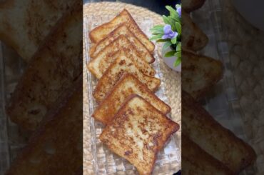 Quick and easy french toast recipe for breakfast #frenchtoastrecipe #trending #ytshort