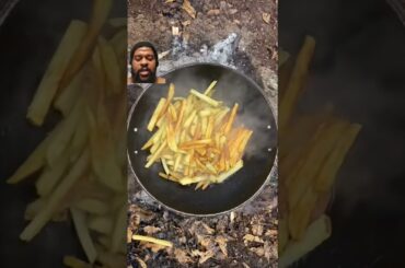 Smoked Chicken and  French Fries #food #cooking #recipe