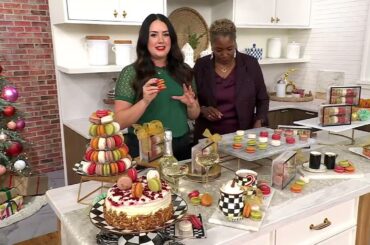 Savor Patisserie 20 Holiday French Macarons in 2 Gift Boxes on QVC