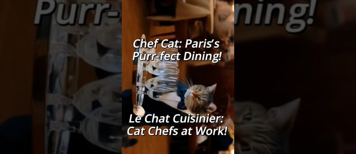 Chef Cat in Paris: The Most Purr-fect Restaurant! #music #cat #ai #cuddlycat Chef Cat in Paris: The Most Purr-fect Restaurant! #music #cat #ai #cuddlycat