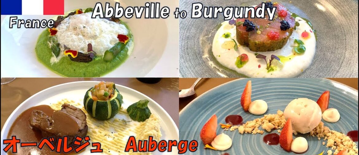 Train trip from Abbeville to Chagny Burgundy / France / Europe railway travel