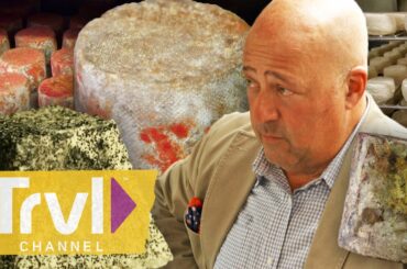 Preserving Endangered Cheeses in Paris | Bizarre Foods with Andrew Zimmern | Travel Channel