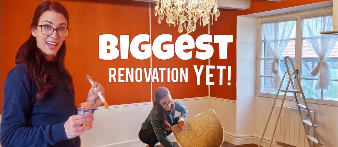 The DINING ROOM gets a MASSIVE MAKEOVER with my biggest renovation project yet!