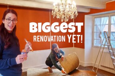 The DINING ROOM gets a MASSIVE MAKEOVER with my biggest renovation project yet!