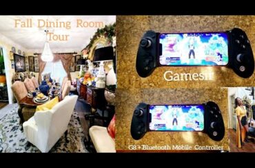 Gamesir G8+ Bluetooth Mobile Controller/Fall Dining Room Tour