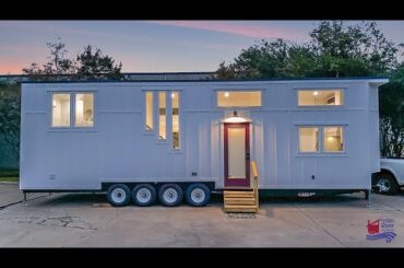 Full-size living in a Tiny Home!  Gourmet kitchen & a king-size stand-up loft for grown-ups!