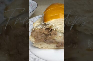 LETS MAKE FRENCH DIPS! #music #recipe #food #dinnerideas #french #sandwich #shorts #slowcookerrecipe