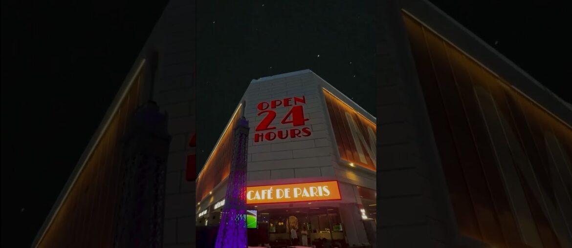 Whether it’s breakfast at sunrise or dinner under the stars, Cafe De Paris is open 24/7 to serve you