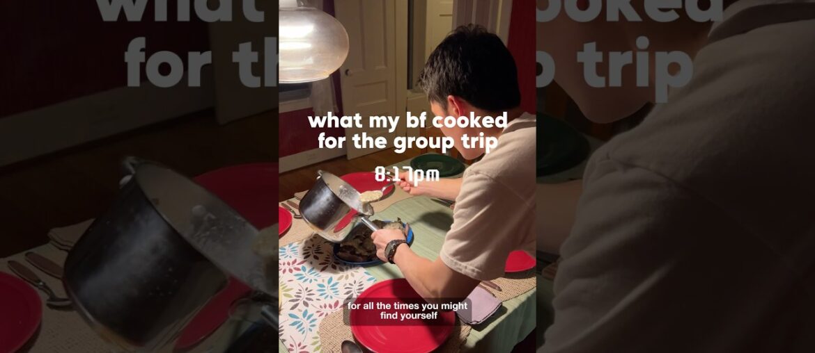 The 4 dishes my chef bf made for our group of 9