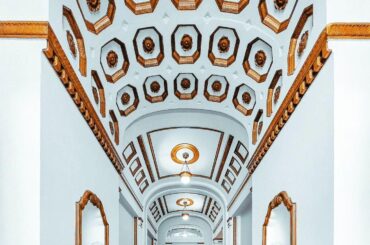Hallway of an old tenement house in Łódź, Poland. [1439x1796]