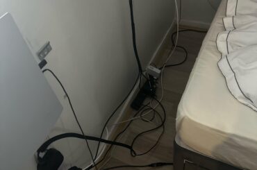 Gonna buy white cable sleeves, ties and pins but any advice to help organise this mess 😂