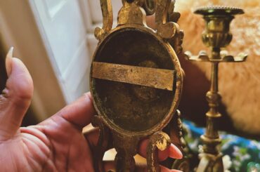 How do I hang this antique sconce?