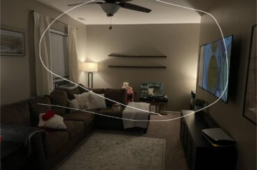 Ideas for back wall of narrow living room