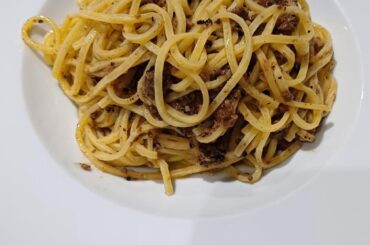 Spaghetti with truffle