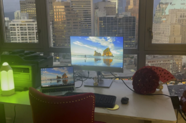 Finally have the home office of my dreams ❤️ It’s simple to start, but it’s mine!