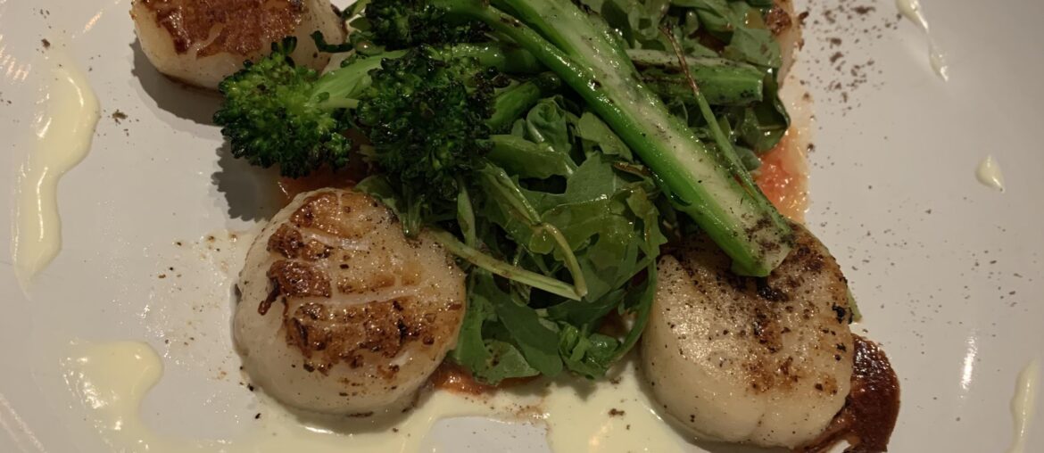 Coquilles Saint-Jacques et brocolis