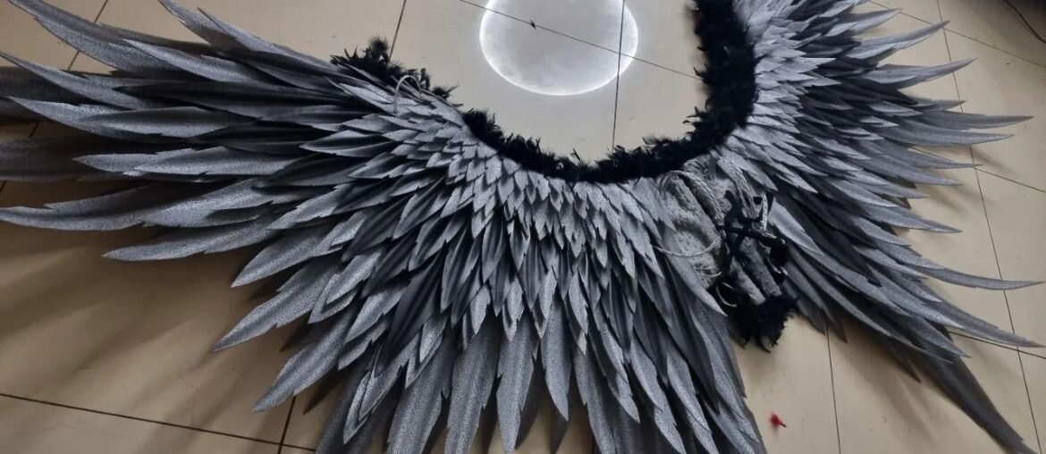 I make this wings for home decoration!