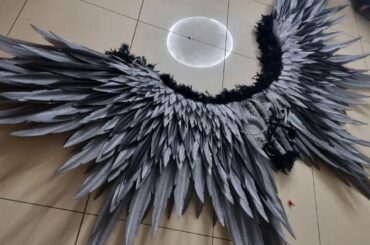 I make this wings for home decoration!