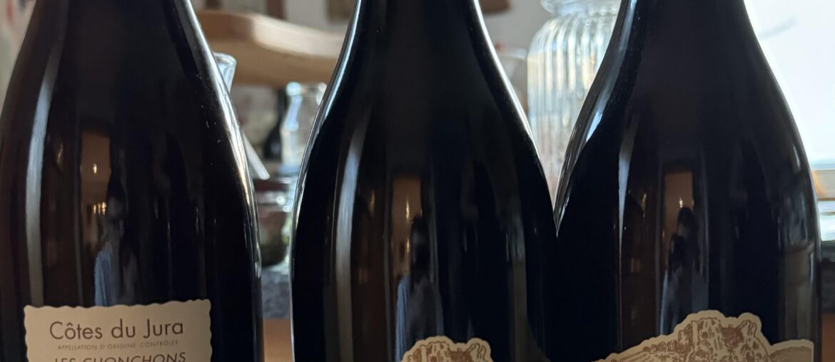 Just arrived and going into the cellar for a while