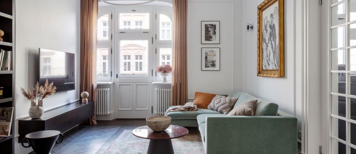 Interior of apartment located in an old tenement house in Poznań, Poland. [1773x1182]