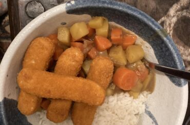 Improvised Chicken Katsu Curry