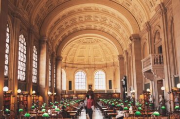 Bates Hall in the 19th century McKim Building of the Boston Public Library, Boston, Massachusetts [1440x1802]