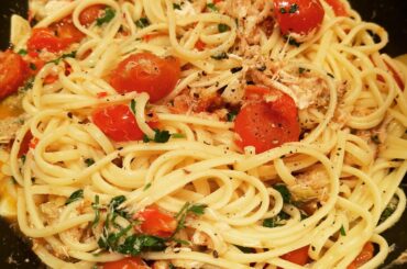 crab & white wine linguine