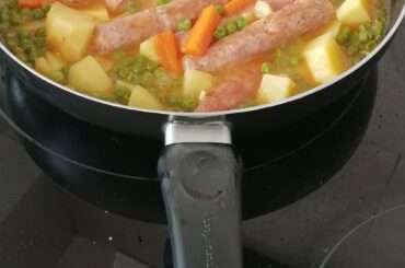 One Pan Sausage Dinner for 2 People