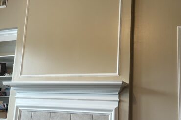 What decor do I put in this big square above mantle?