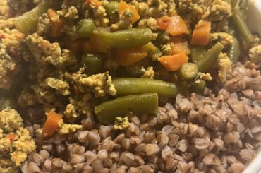 i dont even know what it is i just wanted buckwheat and eggs and im gonna live with this for the next 2 days