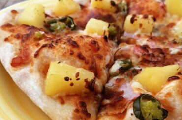 Hawaiian pizza homemade