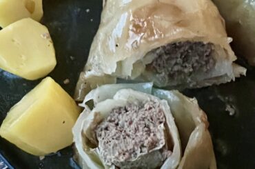meat stuffed cabbage rolls