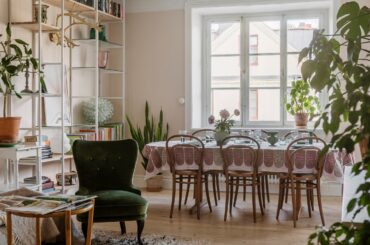 Tall ceiling apartment full of natural light in a renovated 1912 building, Aspudden, Söderort, southern Stockholm, Sweden [2260x3012]