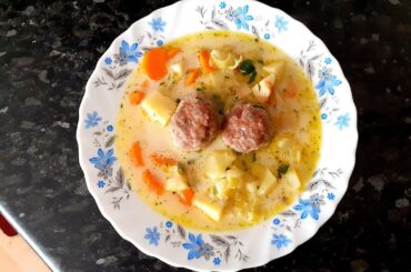 Meatballs soup